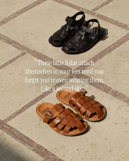 AMALFI Leather Cognac Brown