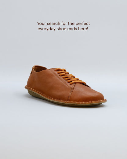 LISBOA Leather Cognac Brown