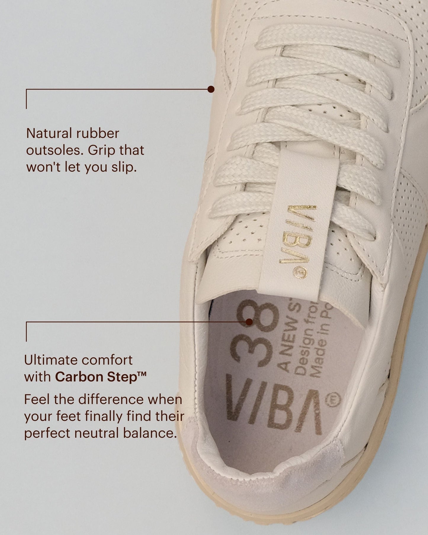 LONDON Bio Leather White/Chalk