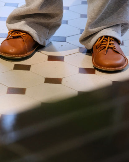 LISBOA Leather Cognac Brown