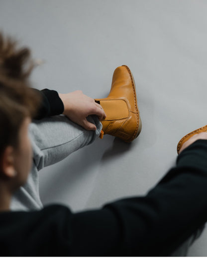 HELSINKI Leather Sunflower Yellow