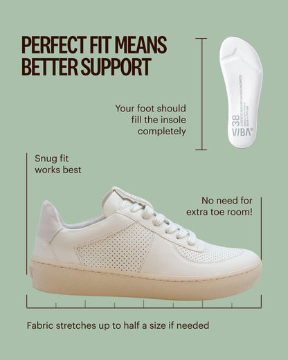LONDON Bio Leather White/Chalk